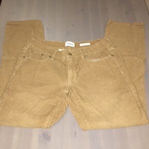Madewell sz 28 brown corduroys